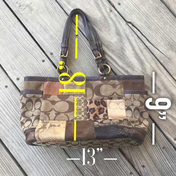 Vintage Coach Patchwork Tote - Picture 8 of 8